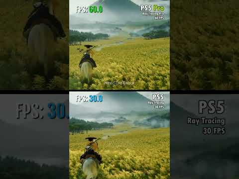 PS5 vs. PS5 Pro have no real difference with Ghost of Yotei #ps5  #ps5pro  #ghostofyotei