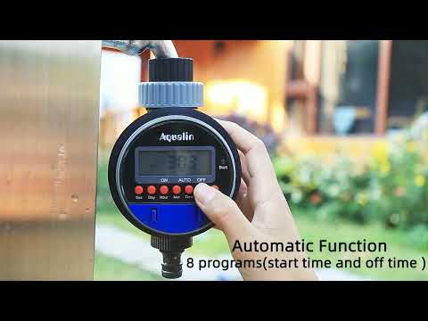 Aqualin Electronic Water Timer Garden Irrigation Controller