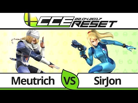 CCE RESET Losers Final- Meutrich (Sheik, G&W, Cloud) vs SirJon (ZSS, Ryu) - Smash 4