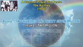 A SUMMER PRAYER FOR PEACE -  The Archies (1970)  (Karaoke Sing-A-Long Lyrics &amp; Guitar Chords)