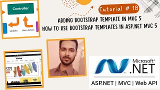 Tutorial 18: Adding Bootstrap template in MVC 5 | How to use bootstrap templates in Asp.net MVC 5