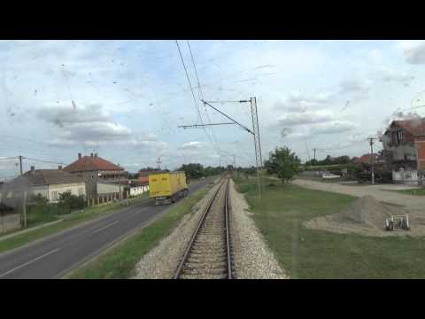 Train Driver's view: railroad in Serbia from Mala Krsna to Osipaonica  2/2 - SERBIAN RAILWAYS