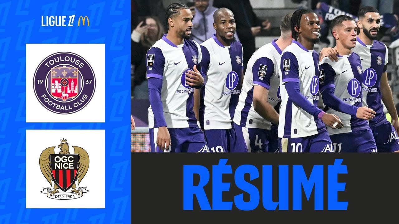 Toulouse vs Nice Highlights