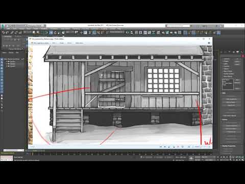 6  Hut Door and Frame, Using 'Chamfer' Part 1