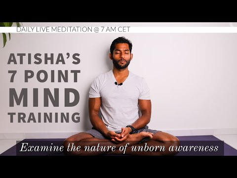 #3. Examine the nature of unborn awareness | Atisha's 7 point mind training