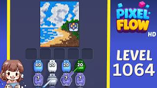 Pixel Flow Level 1064 Solution Walkthrough