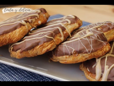 Receta de Palmeras rellenas de Kinder