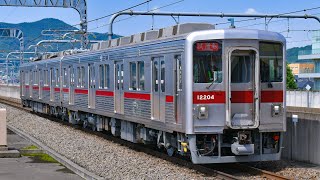 東武10000系 11204F 南栗橋出場試運転 栃木駅通過