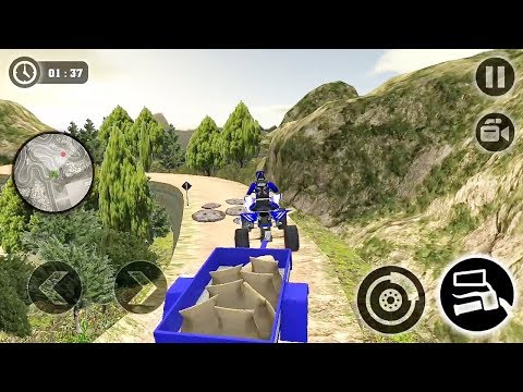ATV Quad Bike Transporter Game || ATV Bike Games || Bike Racing 3D Games