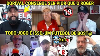 REAÇÕES dos SÃO PAULINOS DESCONTROLADOS COM MAIS UMA DERROTA - GRÊMIO 2X1 SÃO PAULO