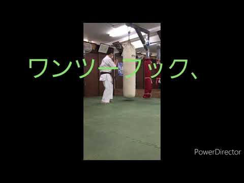 対サンドバックトレーニング《2021・01・21》空手 自主トレ　蹴り・奥足スウィープ
