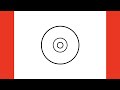How To Draw A CD DVD DISC Drawing Compact Disc Step By Step