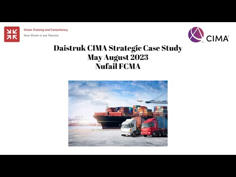 Mock 03 Daistruk CIMA Strategic Case Study May August 2023 Nufail FCMA