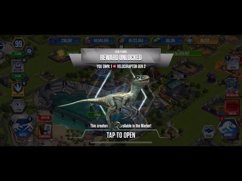VELOCIRAPTOR GEN 2 PACK - JURASSIC WORLD THE GAME (20)