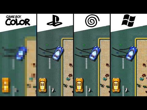 GTA 2 (1999) PS1 vs PC vs Dreamcast vs Game Boy Color (Which One is Better!)