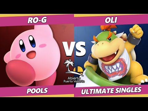 Abierto Puerto Vallarta - Ro-G (Kirby) Vs. Oli (Bowser Jr, Snake) SSBU Ultimate Tournament