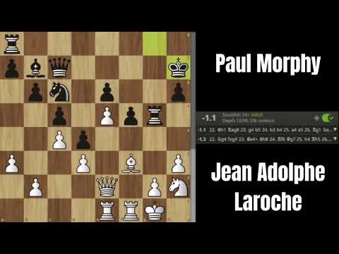 Jean Adolphe Laroche vs Paul Morphy #chess