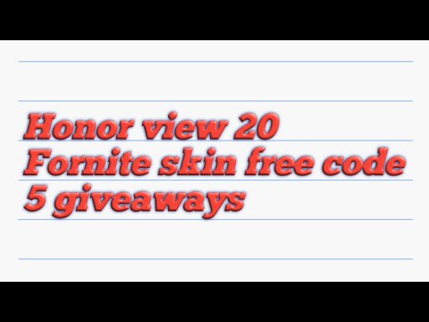 Honor view 20 serial number and EMI number for fornite skin. Free code for guard skin