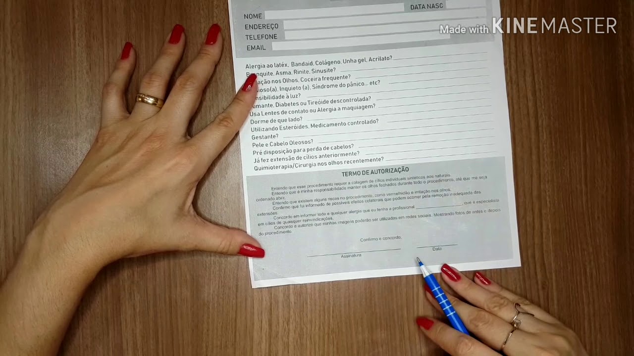 Aprenda a preencher Ficha de Anamnese