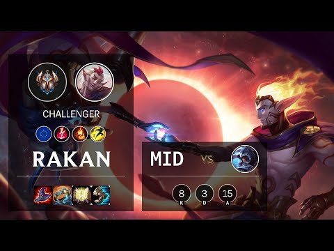 Rakan Mid vs Talon - EUNE Challenger Patch 10.18