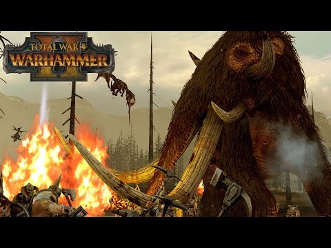 MAMMOTHS & MANTICORES - Norsca vs Dwarfs // Total War: Warhammer II Online Battle