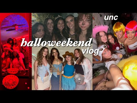 HALLOWEEKEND VLOG: halloween parties, costume try-on, & frats! (UNC)