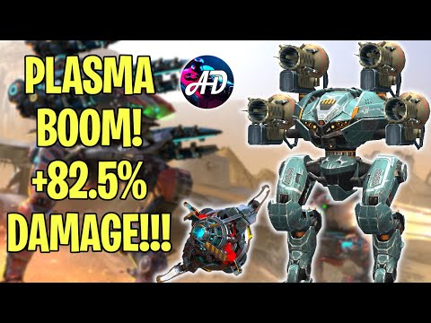 GALE LEECH TARAN 3X OVERDRIVE UNIT +82.5% DMG Plasma Boom! | War Robots MK2 WR Gameplay