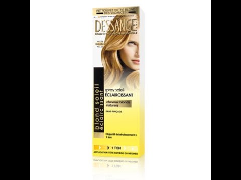 comment appliquer spray eclaircissant