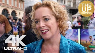 Kate Harbour on A Shaun the Sheep Movie: Farmageddon at premiere in London interview video