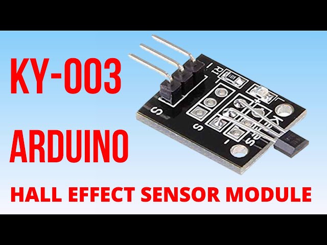 Vídeo relacionado con Fasizi 5 unids Hall efecto KY-003 módulo sensor magnético DC 5V para Arduino PIC AVR coches inteligentes