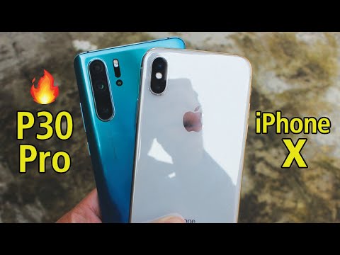 Huawei P30 Pro vs iPhone X Camera Test Comparison!😳🔥