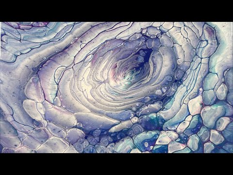 (558)  NEW Cloud Pour Paint & Auction Announcement No Silicone - Acrylic Paint Pouring - Fluid Art