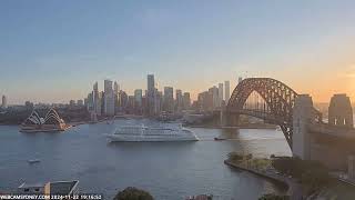 Silver Muse departs Sydney Harbour 22.11.24