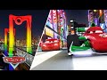 Lightning McQueen Races Francesco on Rainbow Bridge | Pixar Cars