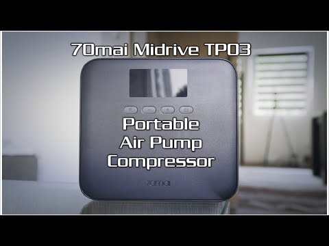 Oro kompresorius 70mai Air Compressor Lite, juodos spalvos video
