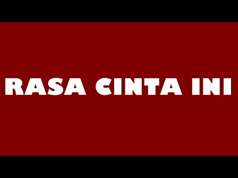 Cover Bangsoda - Rasa Cinta Ini ( Lirik ) | Full HD |