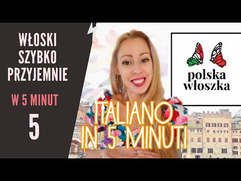 Włoski w 5 minut! Lekcja 5 - ZABAWA - giocattoli, giocare a/con