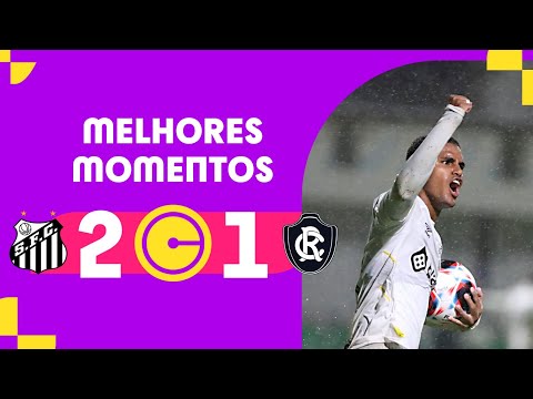 Gols e lances de Santos x Remo