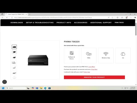 Thumbnail for How To Install and Setup Canon PIXMA TS6320
