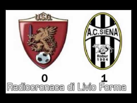 Livio Forma in Grosseto-Siena 0-1 (16-4-2011) Radiocronaca da Radio 1 RAI