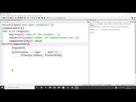 Question Of Dictionary Python Tutorial Anaconda Python