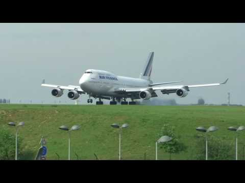[HD] AFR083 Landing @ LFPG 10/05/09