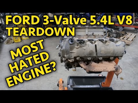 Smontaggio del motore Ford 5.4 V8 a 3 valvole. Quale dei MOLTI possibili guasti ha danneggiato qu...
