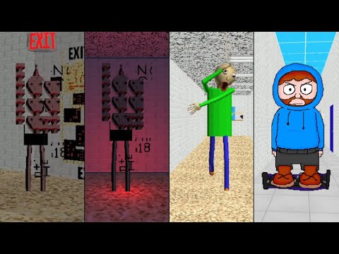 My Favorite NULL/Glitch Style Boss Fight Mods - All Perfect Gameplays | Baldi's Basics Mods