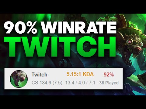 Stomping Diamond on Twitch - Unranked to Challenger Twitch ADC Gameplay | League of Legends
