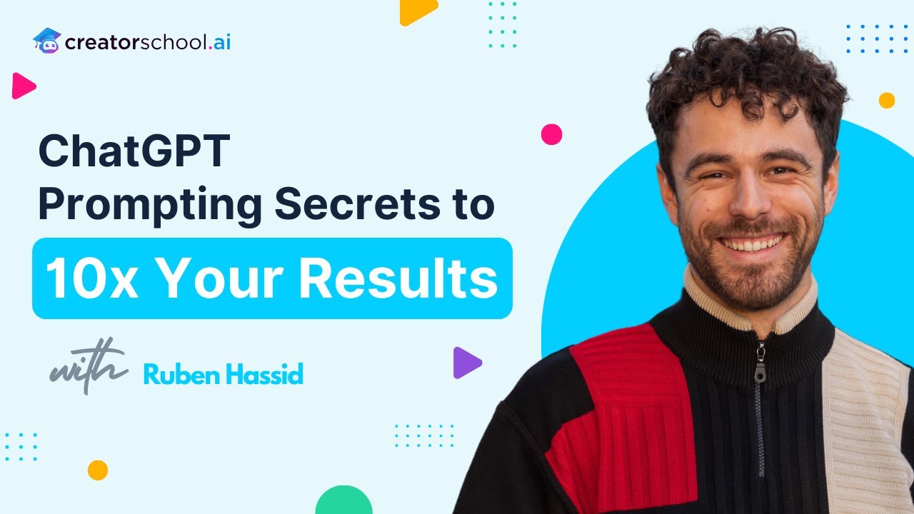 ChatGPT Prompting Strategies for Beginners to 10X Your Results | AI Expert Ruben Hassid