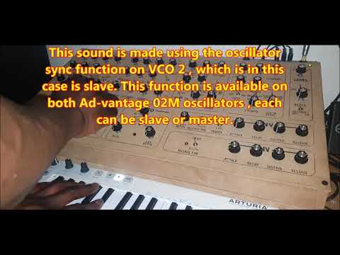 DIY analog synth project ( Ad-vantage 02M The random sequence and synchro sound )