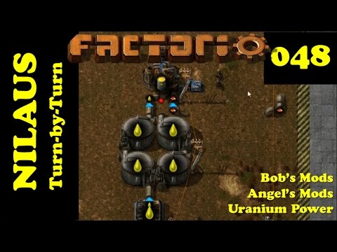 Lets Play Factorio S3E48 - Power Issues and Uraninite Slurry