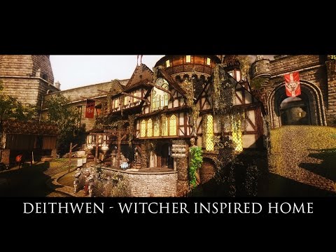 TES V - Skyrim Mods: Deithwen - Witcher Inspired Home