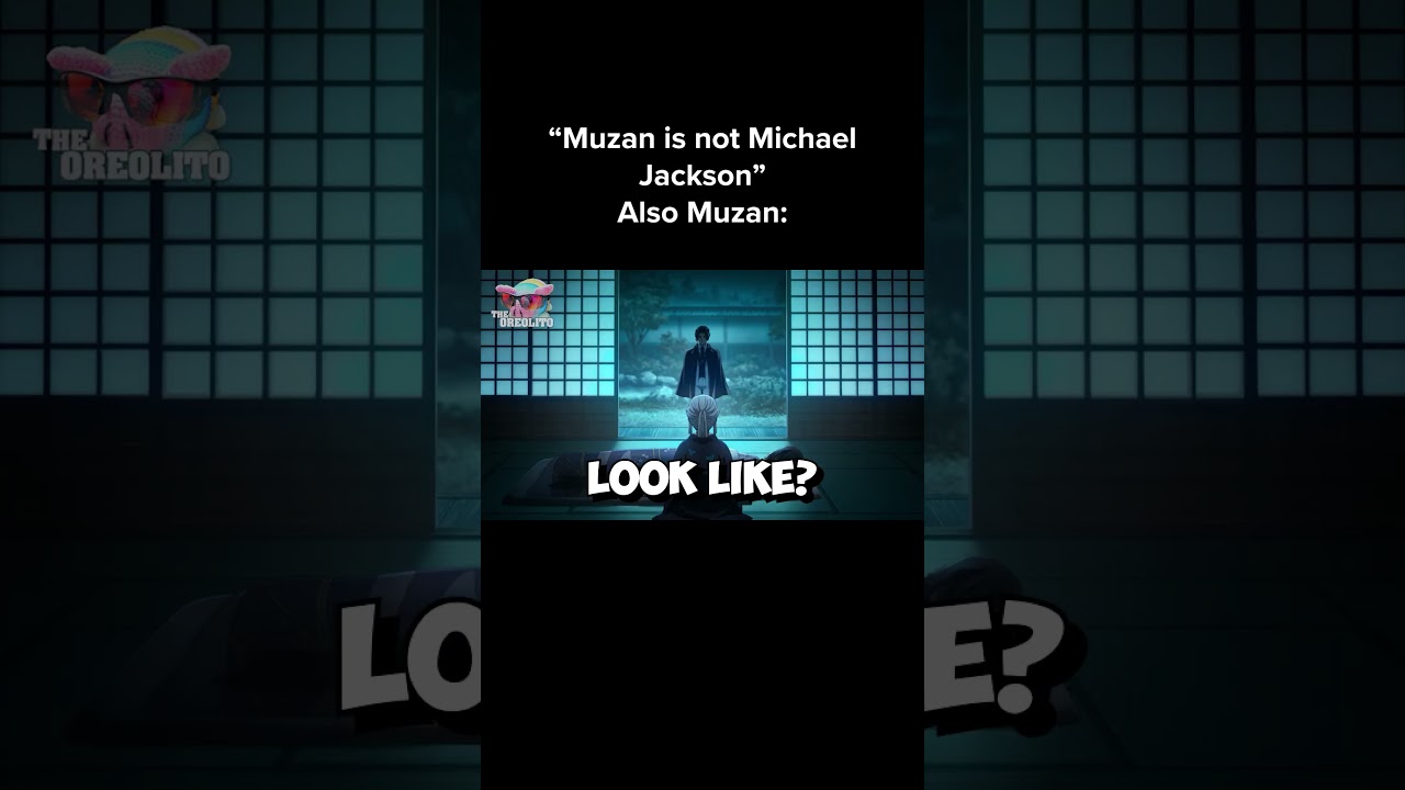 MUZAN is MICHAEL JACKSON #demonslayer #anime #comedy #shorts